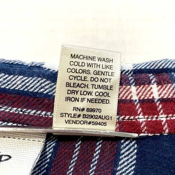 Daytrip Plaid Button Up Cotton Shirt Medium Western Country Farm Grunge Classic - Picture 9 of 12